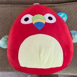 16” PACO THE PARROT SQUISHMALLOW